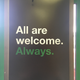 All are welcome